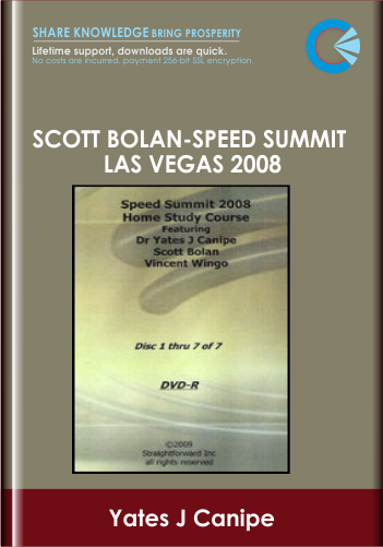 Scott Bolan-Speed Summit Las Vegas 2008 - Yates J Canipe, PhD-Rev. Vince Wingo