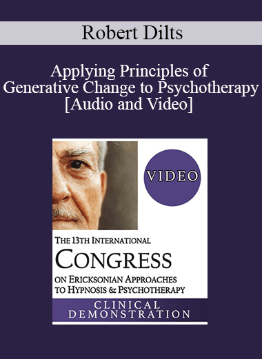 [{"keyword":"Order Applying Principles of Generative Change to Psychotherapy - Robert Dilts"