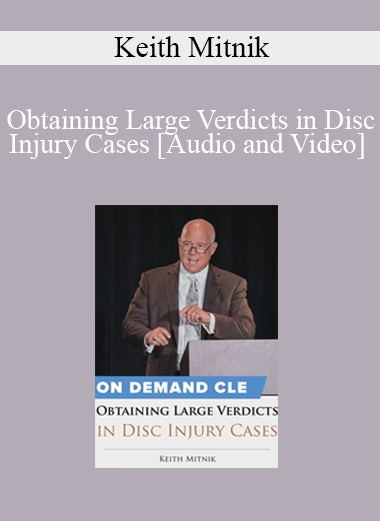 [{"keyword":"Order Obtaining Large Verdicts in Disc Injury Cases"
