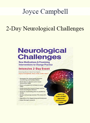 [{"keyword":"2-Day Neurological Challenges: New Medications & Promising Interventions to Change Practice"