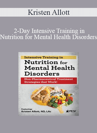 [{"keyword":"2-Day Intensive Training in Nutrition for Mental Health Disorders: Non-Pharmaceutical Treatment Strategies that Work!"