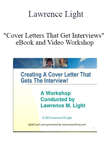 [{"keyword":"Cover Letters That Get Interviews" eBook and Video Workshop"