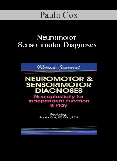 [{"keyword":"Order Neuromotor & Sensorimotor Diagnoses: Neuroplasticity for Independent Function & Play"