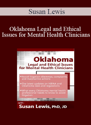 [{"keyword":"Order Oklahoma Legal and Ethical Issues for Mental Health Clinicians"